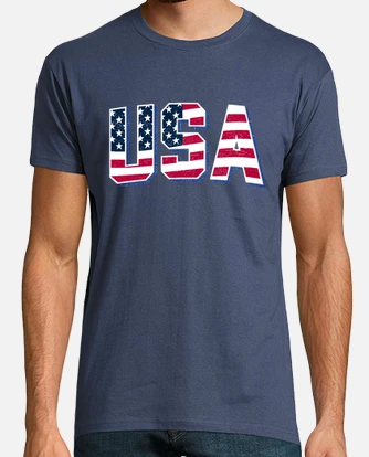 Camiseta bandera usa hot sale