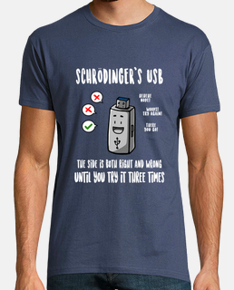 usb camiseta de schrödinger