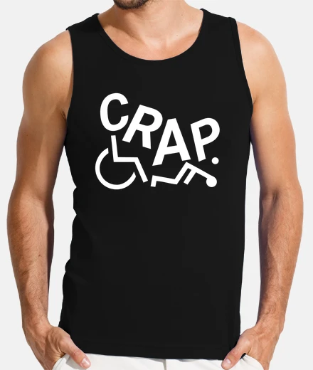 T-shirt utenti di sedia a rotelle schifosi