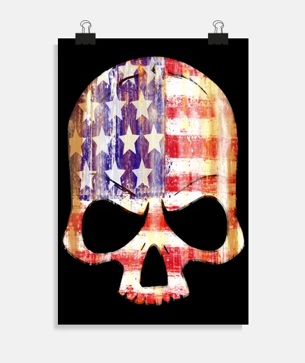 Poster utiliser un crâne
