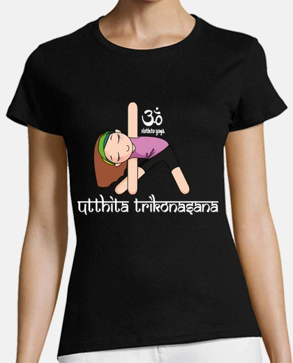 Playera Utthita yoga chica