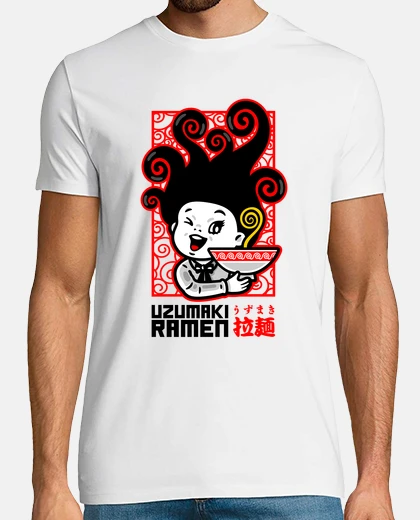 T-shirt uzumaki ra men - swirl