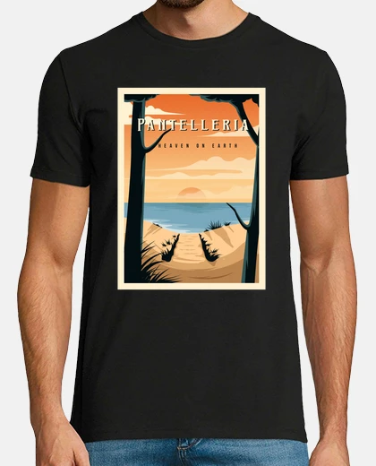 Camiseta vacaciones en pantelería