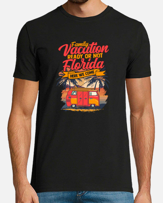 Vacaciones en familia en Florida. Camisa personalizada. Camisa de