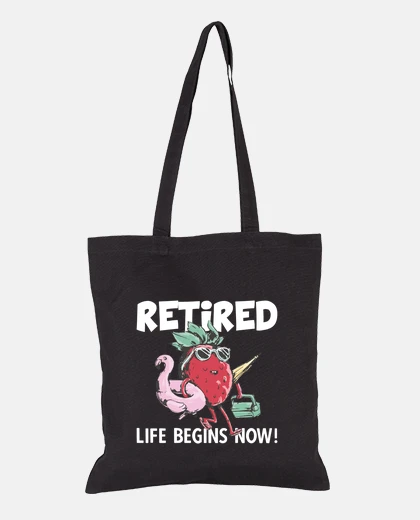 Bag vacation men and women in retirement