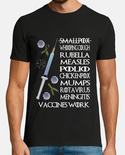 T-shirt vaccini work scuro hmc