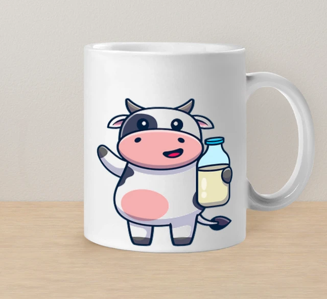 R4ZYRZ Mug humoristique pour amateur de vache Motif vache 325 ml R4ZYRZ Mug humoristique pour amateur de vache Motif vache 325 ml