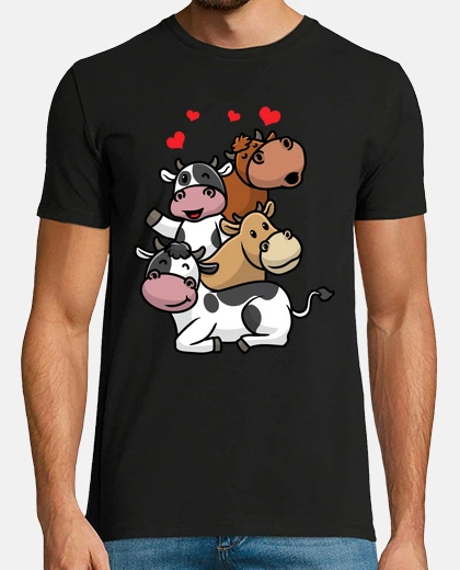 Tee-shirt vache éleveur de bétail éleveur de vach