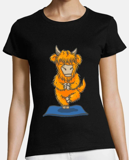 Tee-shirt vache highland écossaise bovins vache