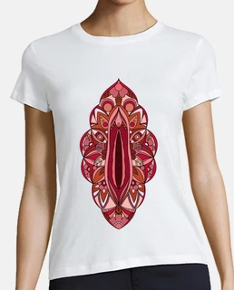vagina mandala woman, short sleeve