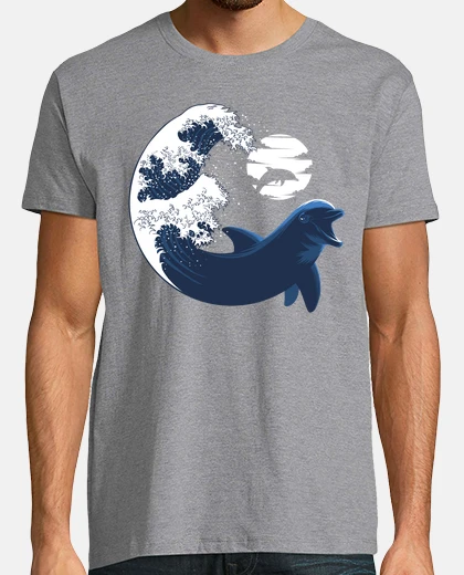 Tee-shirt vague de dauphin