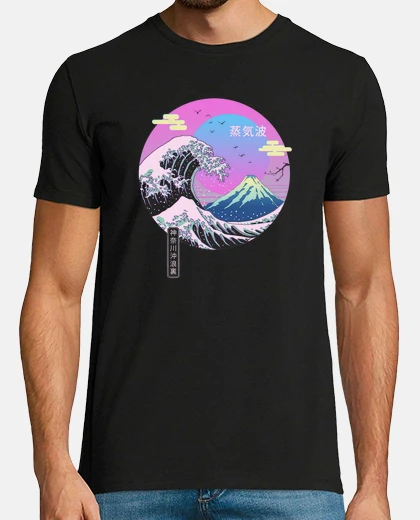 Tee-shirt vague esthétique chemise homme