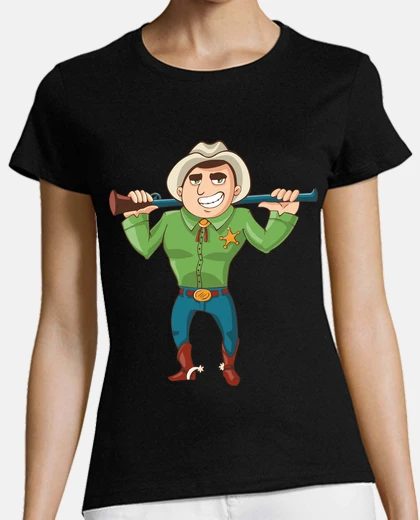 T-shirt vai che ro / cow boy / cacciatore / she