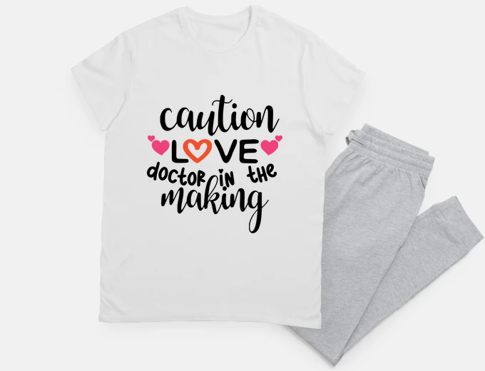 Pyjama valentines - bail love doctor