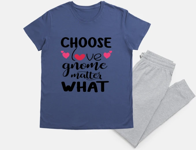 Pyjama valentines day choose love humor