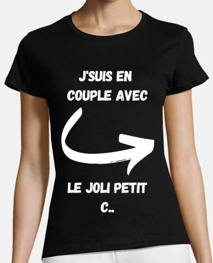Playera valentines day couple with small ass