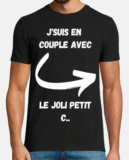 Playera valentines day couple with small ass