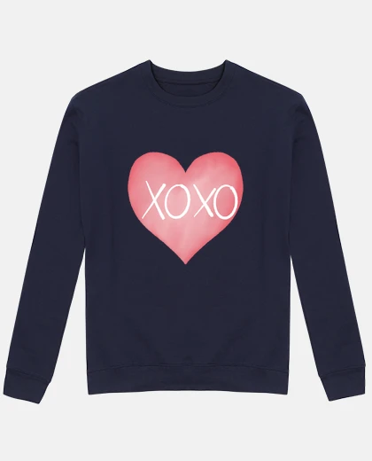 Hoodie valentines day heart xoxo