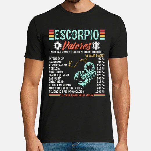 Camiseta Hurley Escorpio Para Hombre - Algodón Orgánico 100%, Estampado Libre De PVC Y Ftalatos