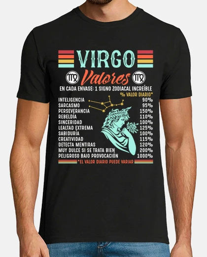 T-shirt values horoscope virgo zodiac sign astrology
