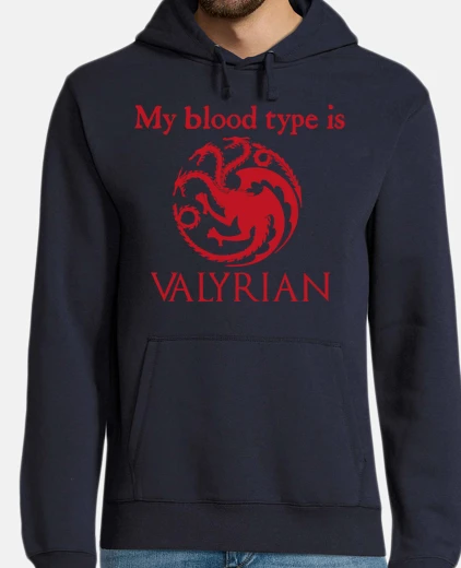 Sudadera valyrian blood red