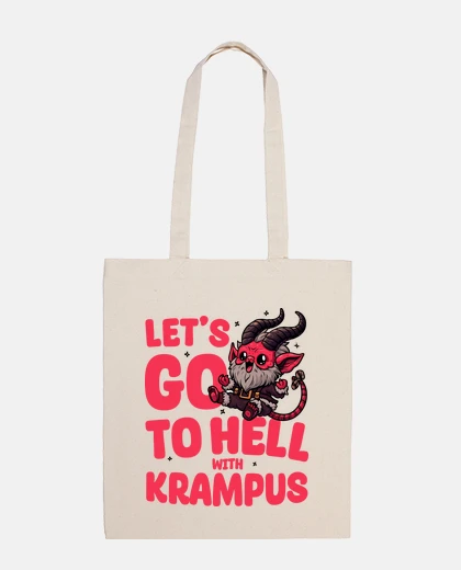Bolsa Vámonos al infierno con Krampus