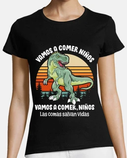 Vamos a comer ninos dinosaurio
