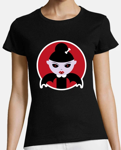 Tee-shirt vampire lady - ddspookyart - manche courte