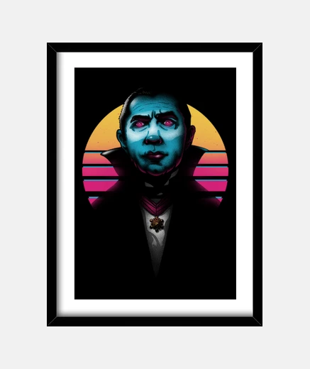 Cadre vampire rétro