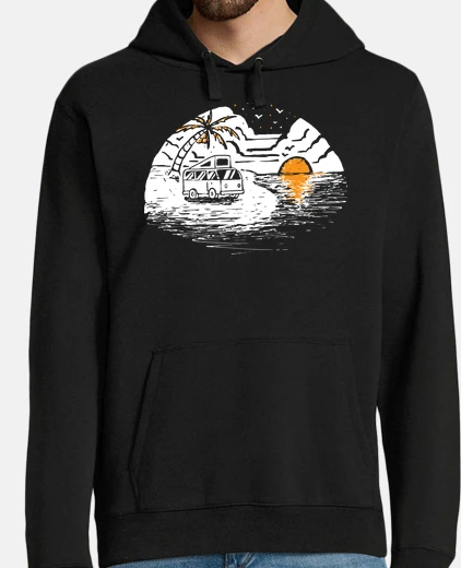 Hoodie van beach