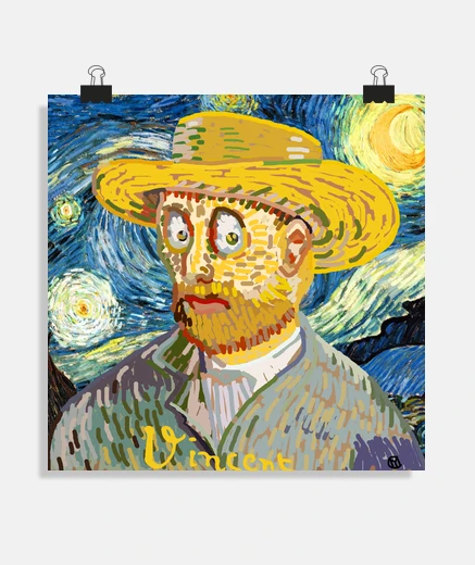 Poster van gogh est-ce elle fait