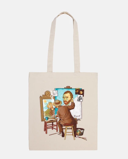 Borsa van gogh tripla autoritratto