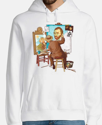 Felpa van gogh tripla autoritratto