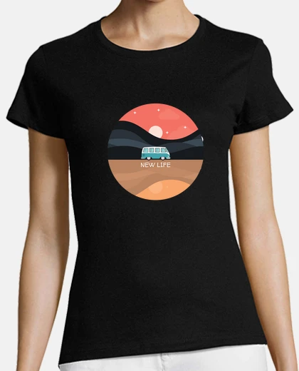 Playera van la vida es mi nueva vida