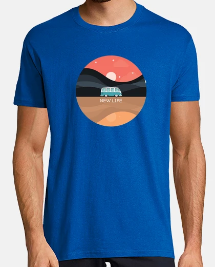 Camiseta van la vida es mi nueva vida