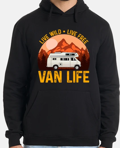 Sudadera Van Life Vida en Caravana Camping