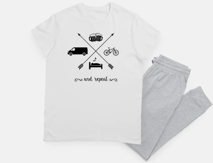 Pyjama van s lee p bike beer and repeat
