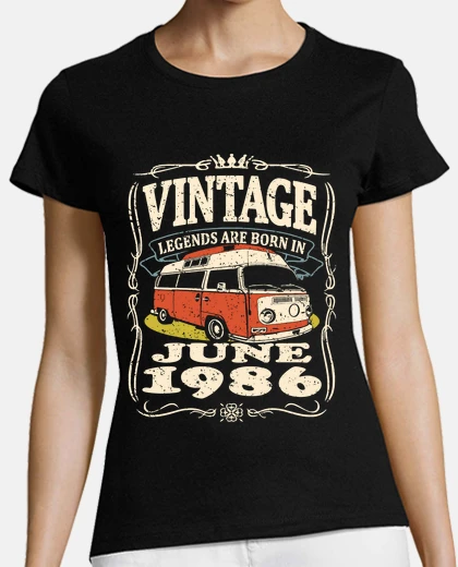 T-shirt van vintage giugno 1986