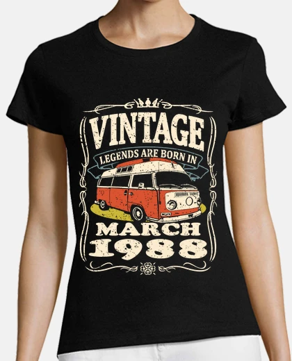 T-shirt van vintage marzo 1988