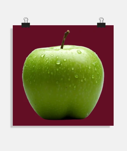 Poster vantaggi del verde mela di granny smith poster 3d per soggiorno, laboratorio, poster di decorazioni 