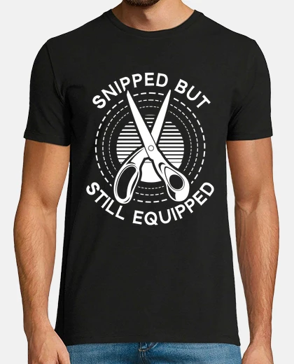 T-shirt vasectomia tagliata ma ancora attrezzat