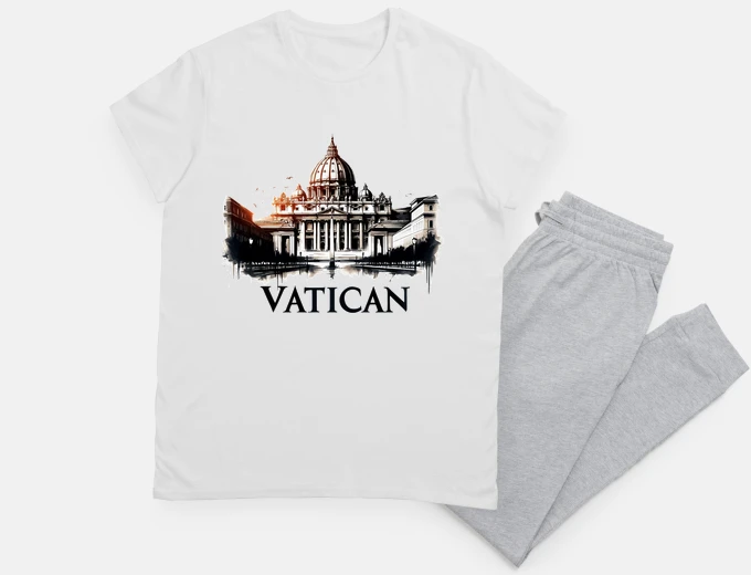 Pyjama Vatican City Travel Vintage