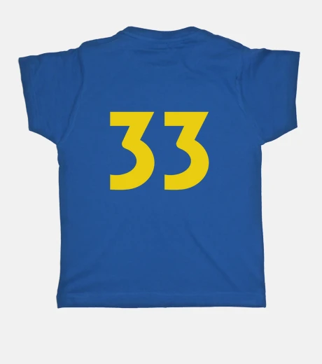 Abbigliamento vault 33 maglietta per bambini - stampa posteriore