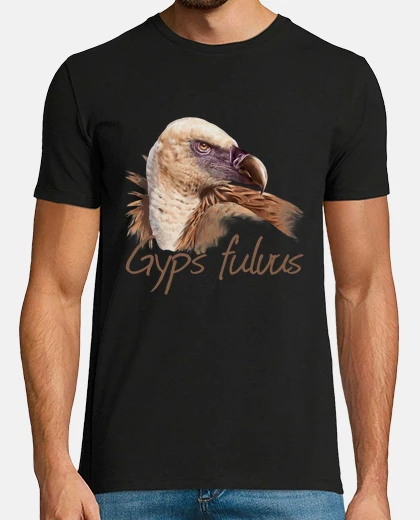 Tee-shirt vautour fauve - portrait