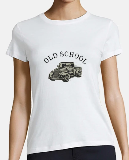 T-shirt vecchia macchina trendy