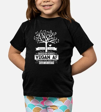 Vegan camiseta ninos tostadora