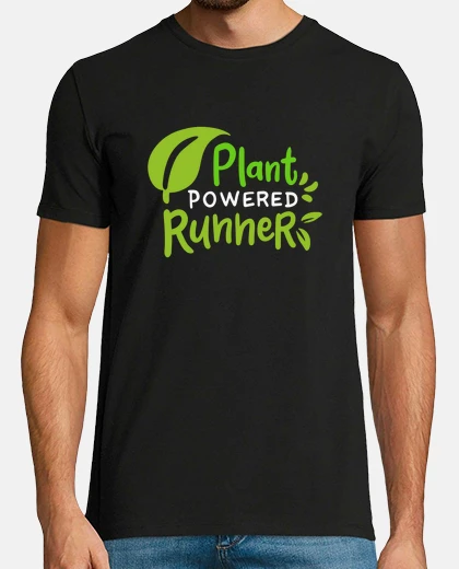 Tee-shirt Vegan  Plant Powered Runner