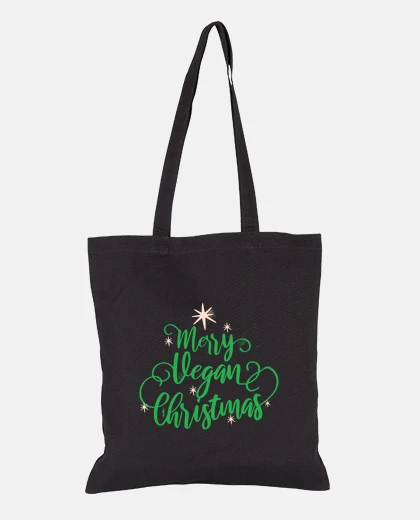 Bag vegan merry christmas , woman bag