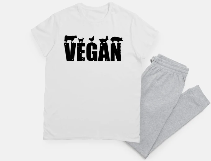 Pyjama vegan veganism activist association night sleep