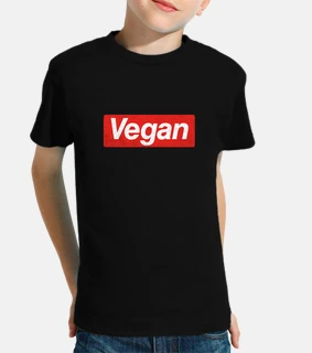 vegan tee red box design vegan